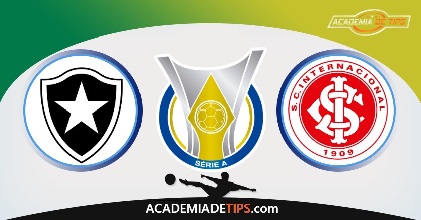 Botafogo x Internacional, Prognóstico e Palpites de Apostas - Brasileirão Serie A