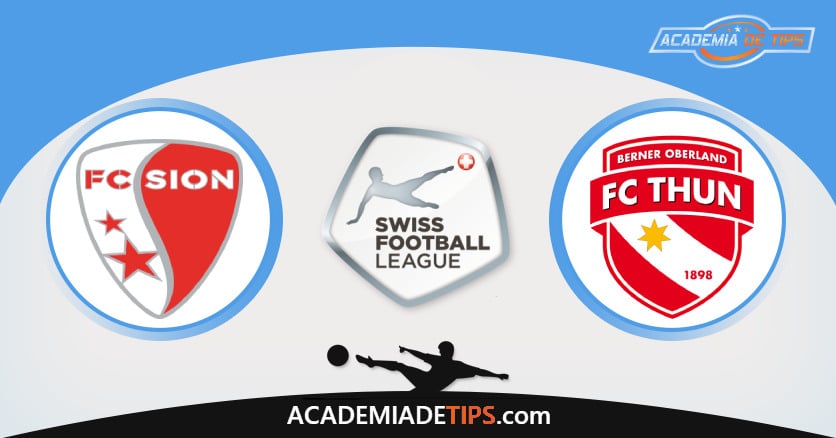 Sion x Thun, Prognóstico, Análise e Palpites de Apostas – Suíça Super League