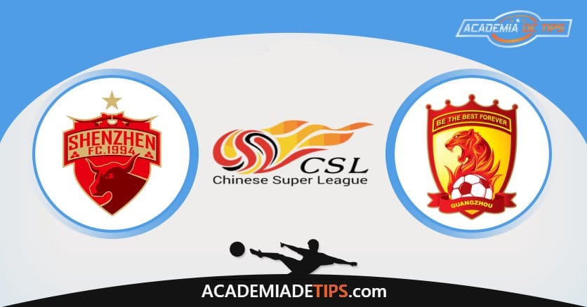 Shenzhen x Guangzhou Evergrande, Prognóstico, Analise e Palpites de Apostas – CHINA Super League