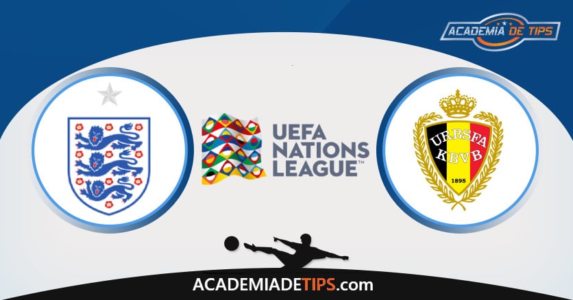Inglaterra vs Bélgica, Prognóstico, Análise e Palpites de Apostas – UEFA Nations League