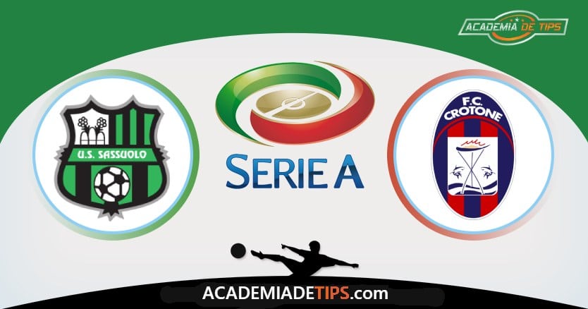 Sassuolo vs Crotone, Prognóstico, Análise e Palpites de Apostas – Serie A