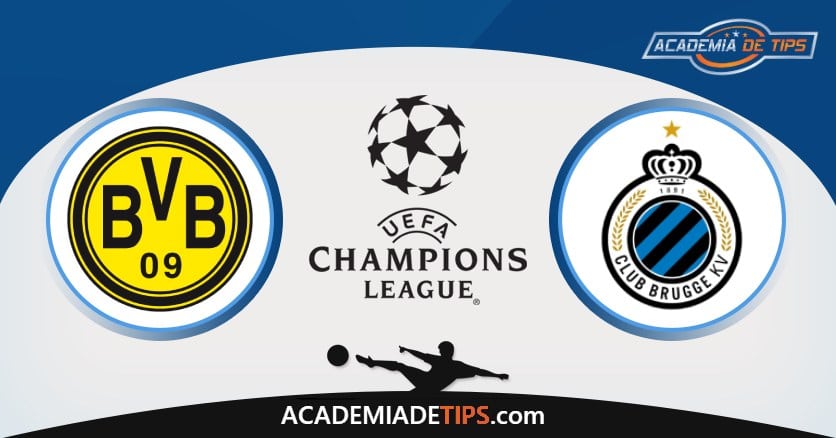 Dortmund x Club Brugge, Prognostico, Analise e Palpites de Apostas – Champions League